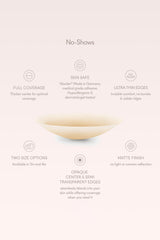 No-Show | NOOD Round Nipple Covers 3 Inch No.7